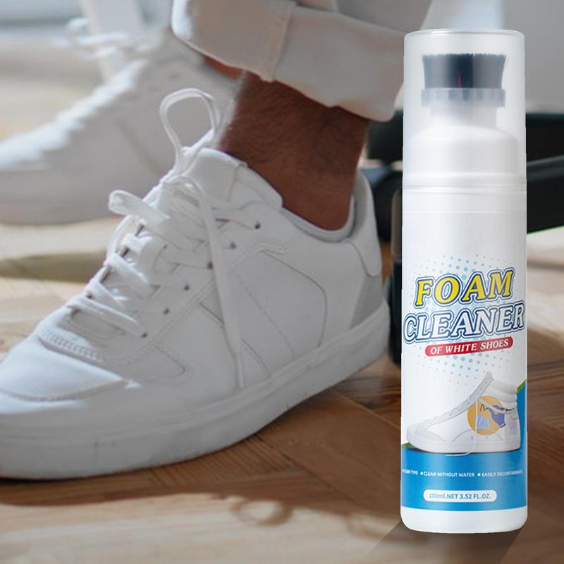 Sneaker Cleaner - منظف أحذية أبيض برأس فرشاة ،