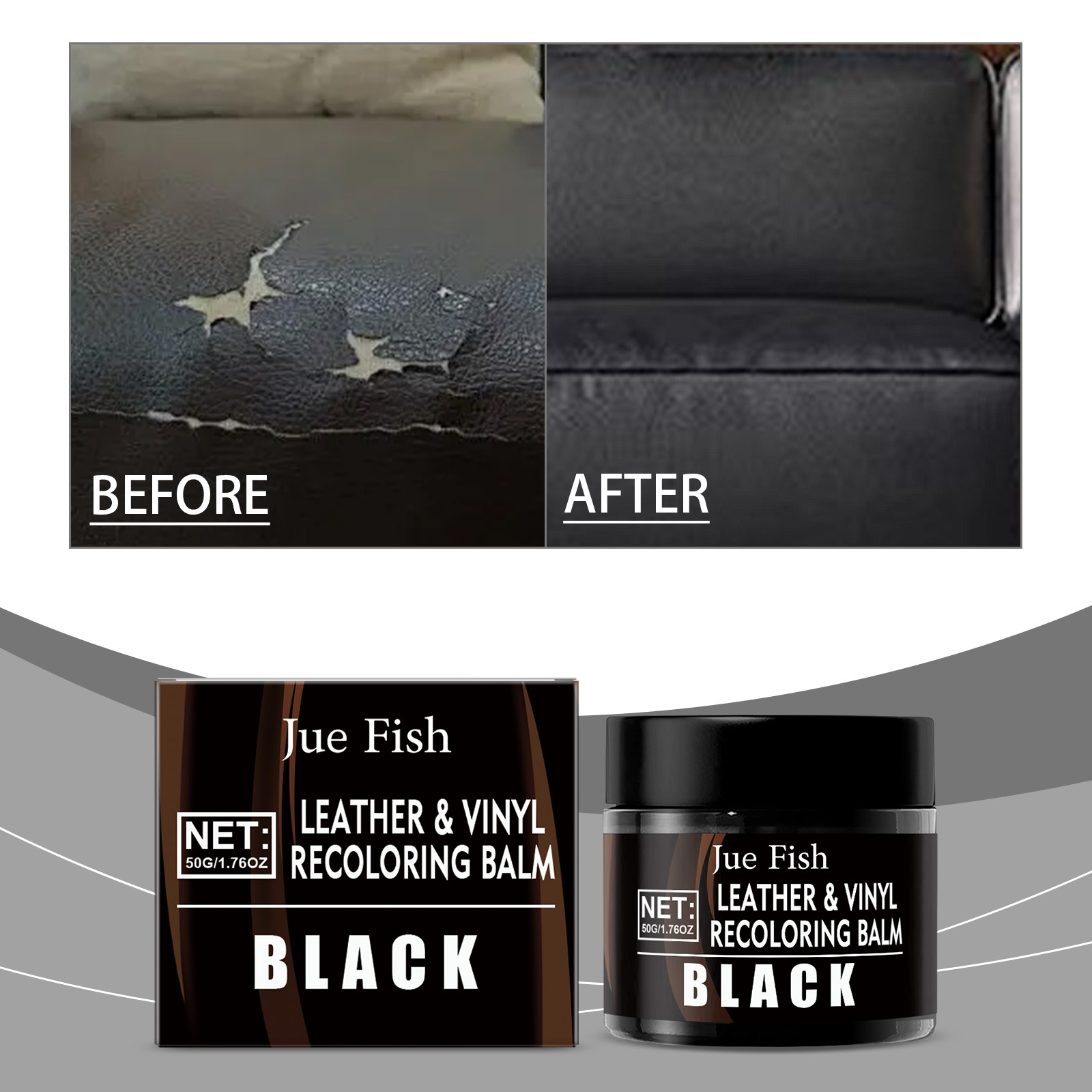 بلسم ترميم اللون للجلد الأسود  - مراجعة Leather Shoe Polish وسعره