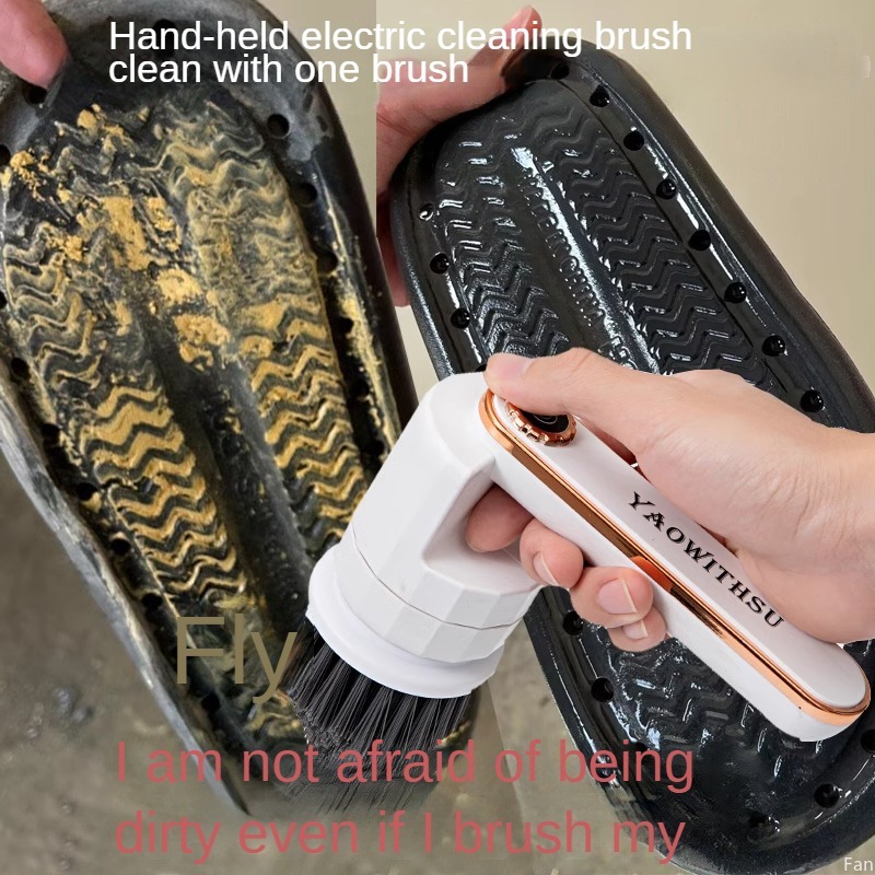 فرشاة تنظيف كهربائية محمولة با - مراجعة Shoe Cleaning Brush وسعره